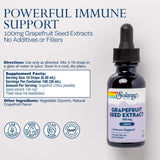 SOLARAY Gouttes d'extrait pamplemousse – pipette précise pour dosage facile.