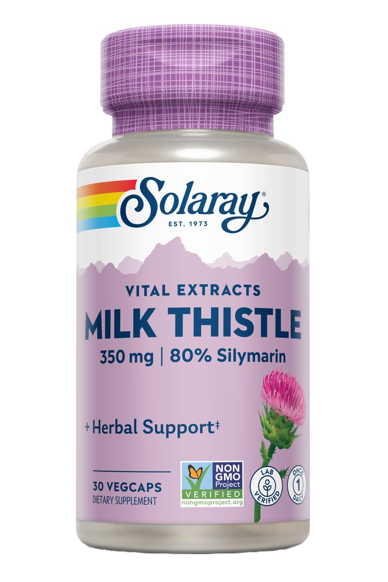 SOLARAY graines chardon-marie, source naturelle pour formulations végétales