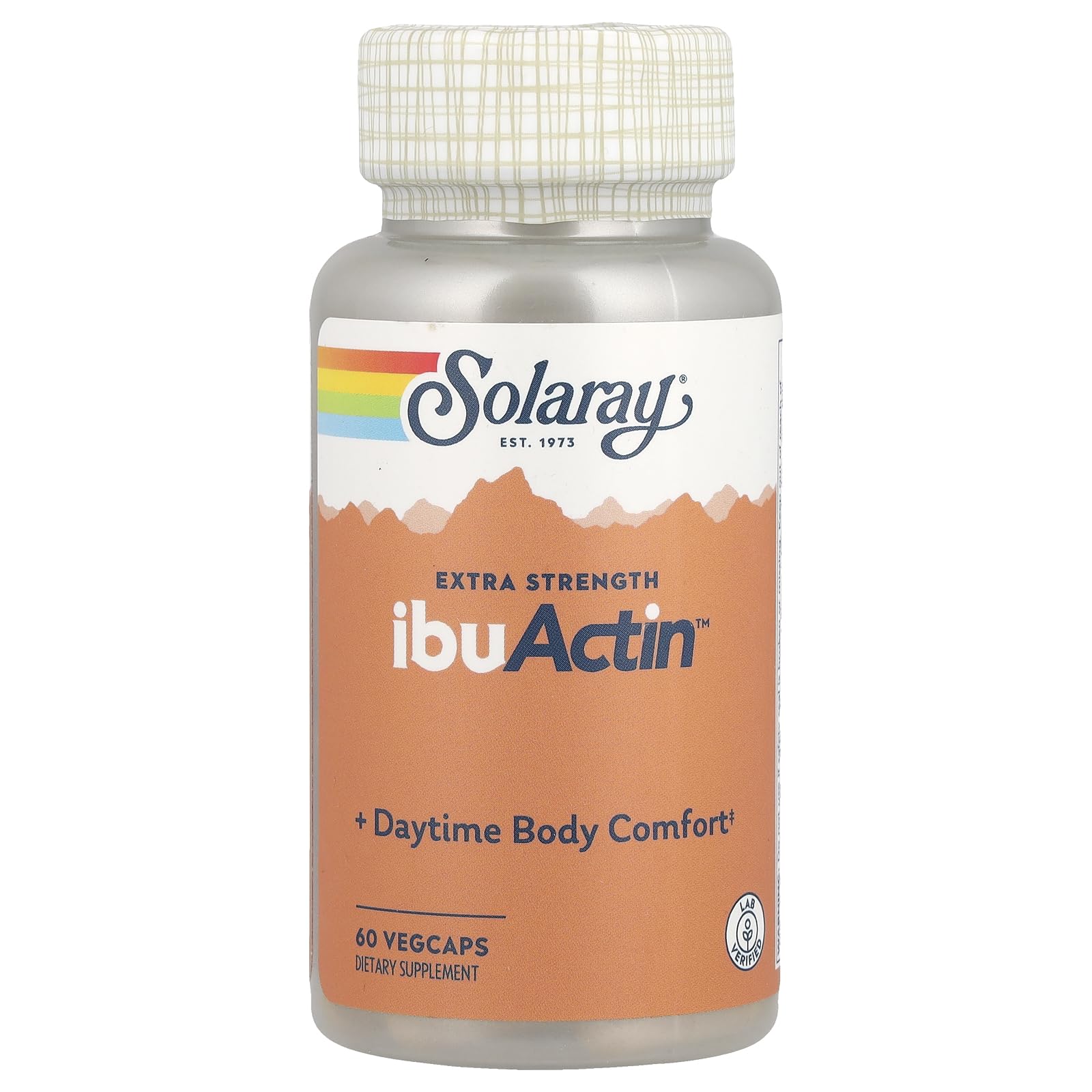 SOLARAY IbuActin: versement de la bouteille, soutien quotidien des mouvements et du confort