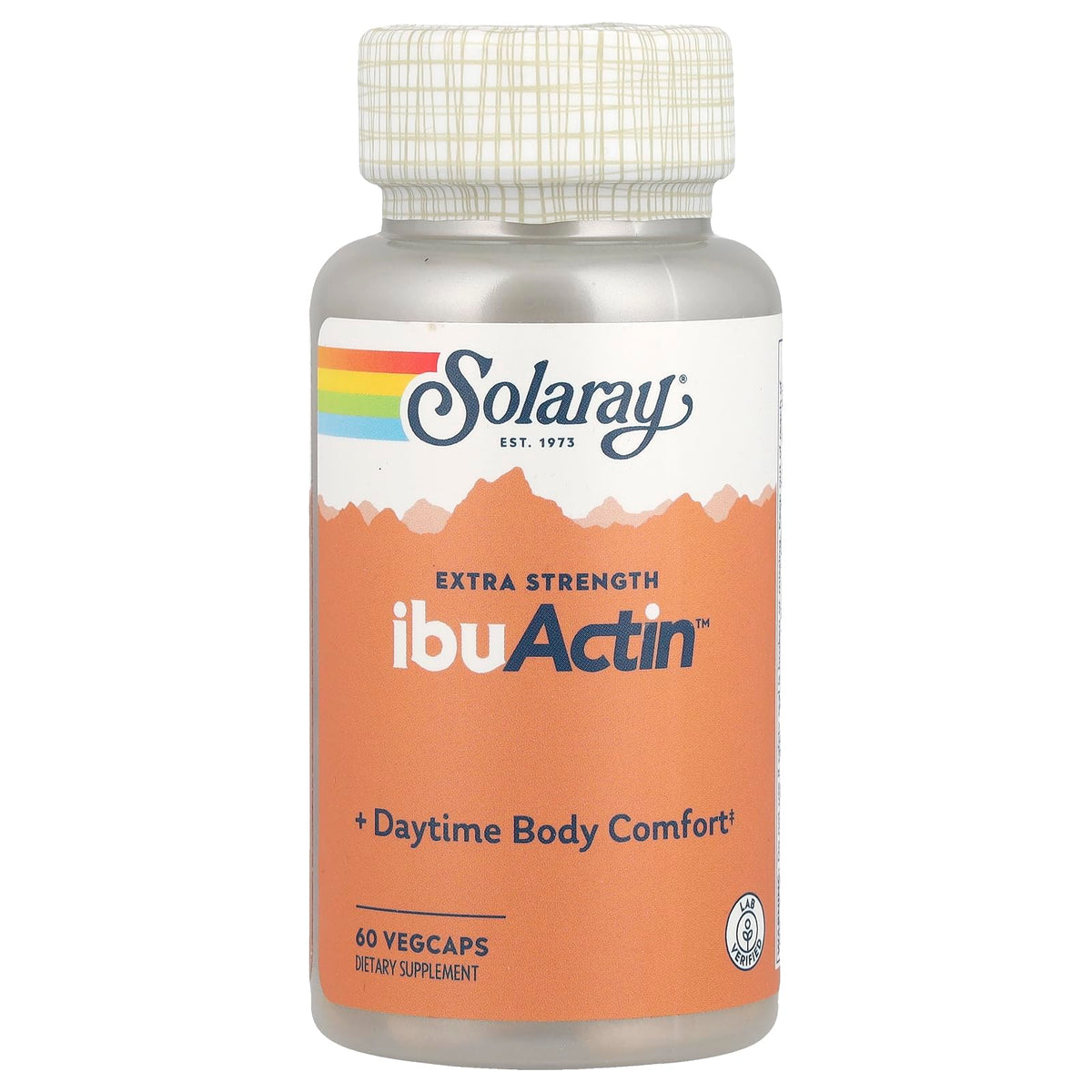 SOLARAY IbuActin: versement de la bouteille, soutien quotidien des mouvements et du confort