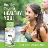 SOLARAY Kelp 550 mg capsule – vegan et sans OGM pour votre routine.