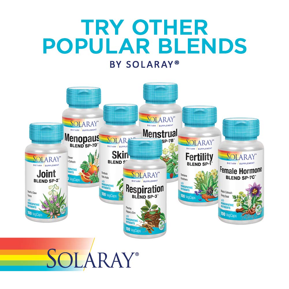 Solaray Kidney Blend SP-6 – sels cellulaires et nutriments pour soutenir l’équilibre quotidien.