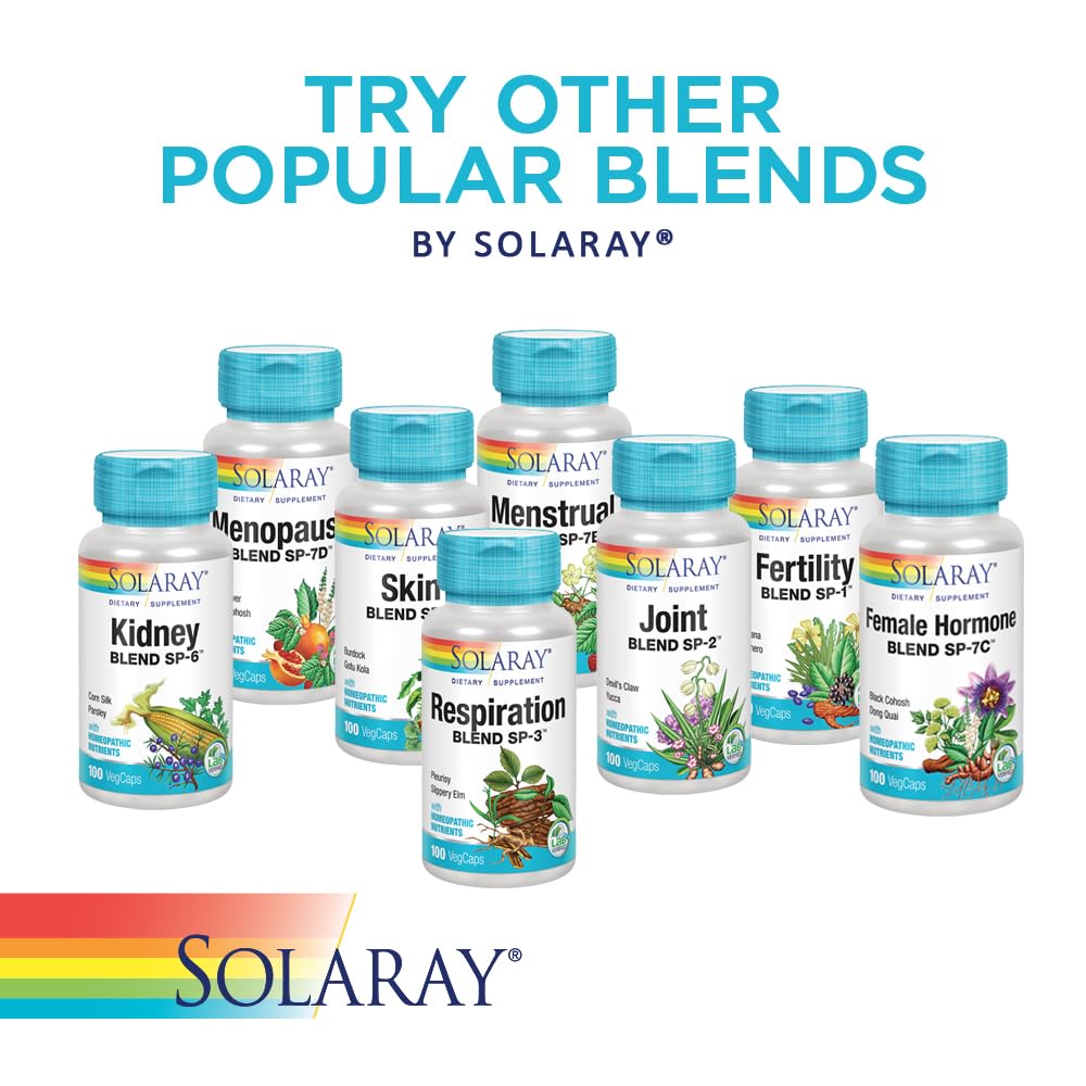 SOLARAY kit circulation: association d ingrédients pour soutien potentiel.