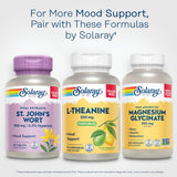SOLARAY L-Theanine 200 mg — garantie 60 jours et contrôle qualité en laboratoire.