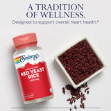  SOLARAY levure rouge de riz, fermentation — procédé naturel Monascus purpureus sur riz.