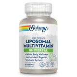 SOLARAY liposomal multivitamin – bouteille prête à l’emploi pour une prise quotidienne pratique.