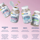 SOLARAY Liposomal Multivitamine pour femmes, version végane sans gluten ni soja.
