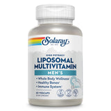 SOLARAY Liposomale Multivitamine pour homme en bouteille, soutien quotidien et énergie.