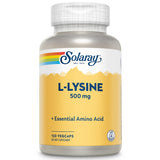 SOLARAY L Lysine 500 mg - bouteille du produit, soutien bien-être possible au quotidien