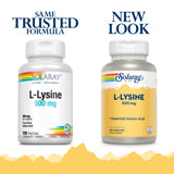 SOLARAY L Lysine 500 mg - capsules faciles à prendre au quotidien