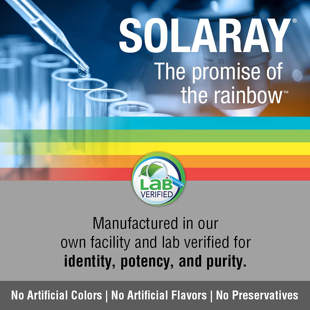 SOLARAY L-Lysine 500 mg emballage bouteille pour conserver les gélules.