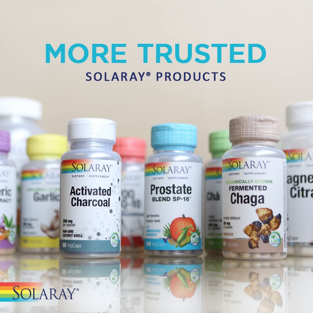 SOLARAY L-Lysine 500 mg prise en capsules facile avec de l'eau.
