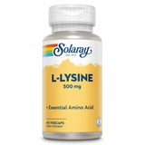 SOLARAY L-Lysine 500 mg — bouteille de gélules pour le bien-être quotidien