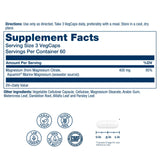 SOLARAY Magnésium Citrate 400 mg – capsules végétales faciles à avaler et à absorber.