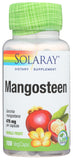Bouteille Solaray Mangosteen, 100 capsules végétales, soutien quotidien potentiel.