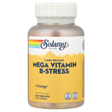 SOLARAY Mega B Stress - bouteille et etiquette, soutien potentiel au stress quotidien.