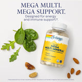 SOLARAY Mega Multi Mineral - Étiquette, informations claires sur les minéraux.