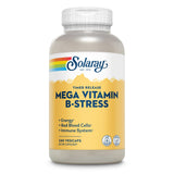 Bouteille Solaray Mega Vitamin B-Stress pour énergie durable