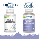 Solaray MSM et glucosamine – gros plan sur les capsules pour flexibilité et confort