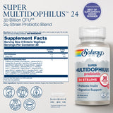 Capsules végétariennes Solaray: prise facile pour routine digestive.