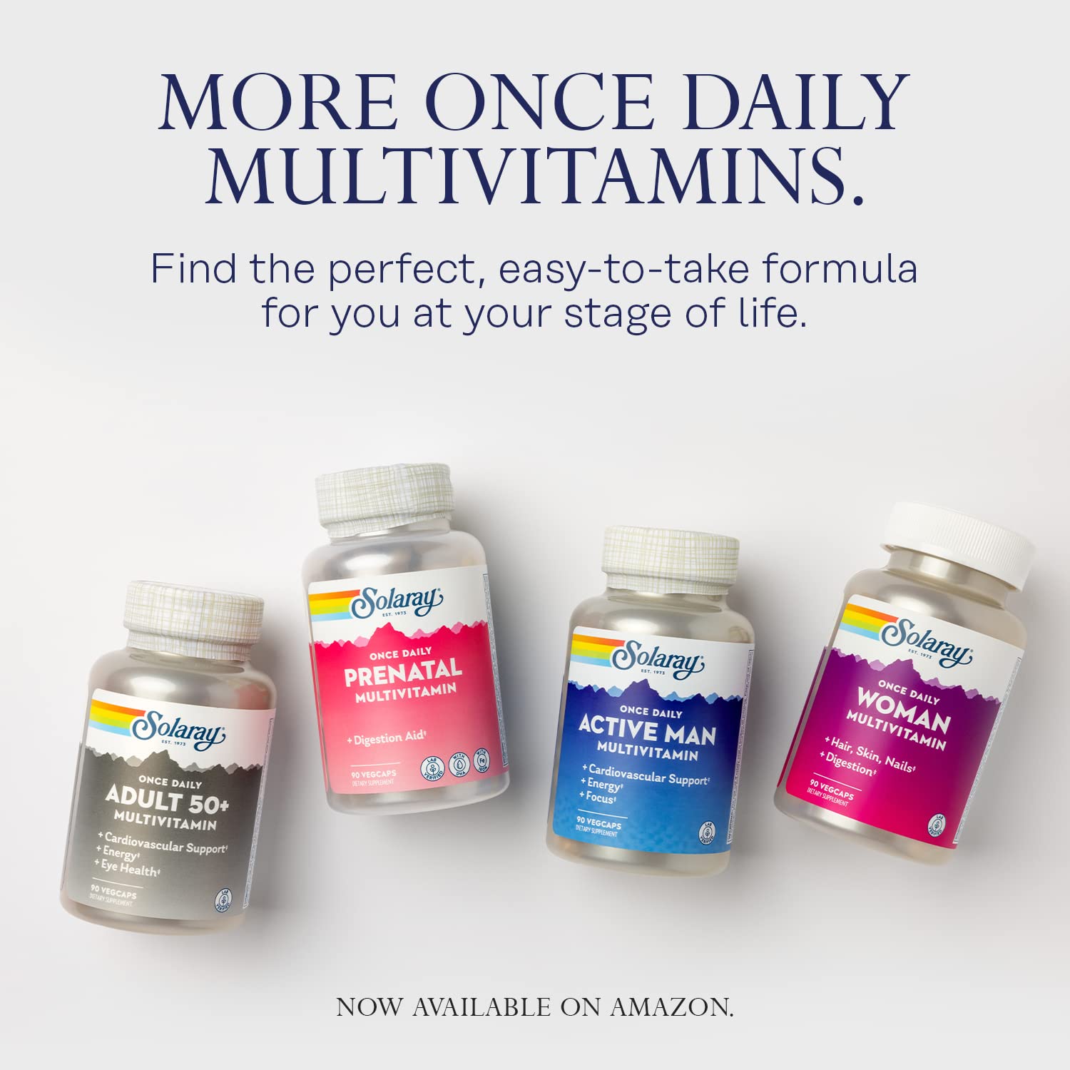 SOLARAY Multivitamine Active Homme – Emballage recyclé et démarche durable