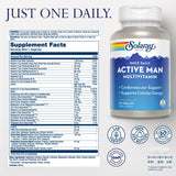 SOLARAY Multivitamine Active Homme – Energie cellulaire lors d’activités physiques