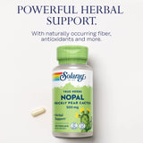 SOLARAY Nopal – gélules 500 mg à prendre avec un repas