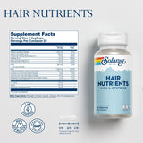 SOLARAY gélules Biotine – capsules utilisées dans la routine capillaire.