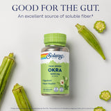 SOLARAY Okra Fruit 1600 mg — portion-quotidienne offre une fibre soluble utile au quotidien.
