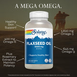 SOLARAY Oméga 3 6 9 équilibre — mélange naturel pour peau et bien-être.