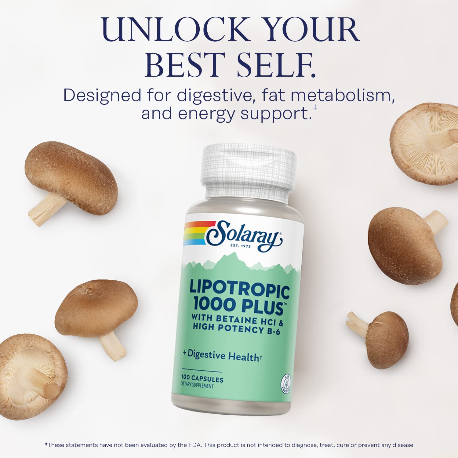 SOLARAY Lipotropic 1000 Plus - partenariat One Million Trees: planète mieux protégée