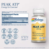 SOLARAY Peak ATP – capsules végétales, préparation avant l’entraînement et énergie potentielle.