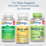 SOLARAY Peak ATP – bouteille et emballage écologique, choix durable pour les athlètes.