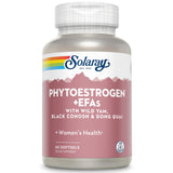 SOLARAY PhytoEstrogen Plus — bouteille de capsules, soutien hormonal potentiel.