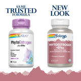SOLARAY PhytoEstrogen Plus — étiquette d'emballage écologique pour une consommation responsable.