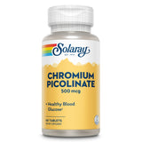 SOLARAY picolinate de chrome : tablette prête à être prise au repas.