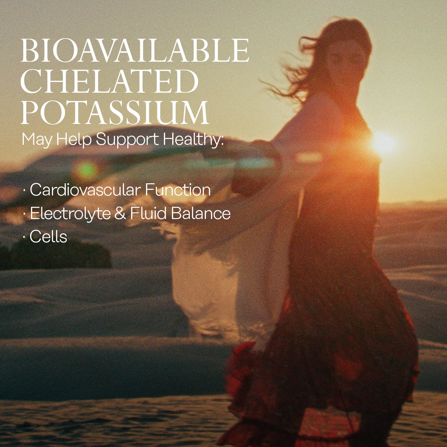 SOLARAY Potassium Asporotate: doseur montrant la posologie.
