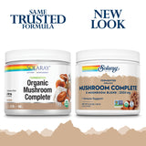 Poudre de champignons fermentés SOLARAY au toucher fin pour une incorporation facile.
