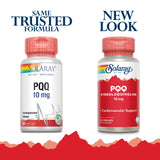 SOLARAY PQQ 10 mg – étui-boite, emballage pratique et écoresponsable.