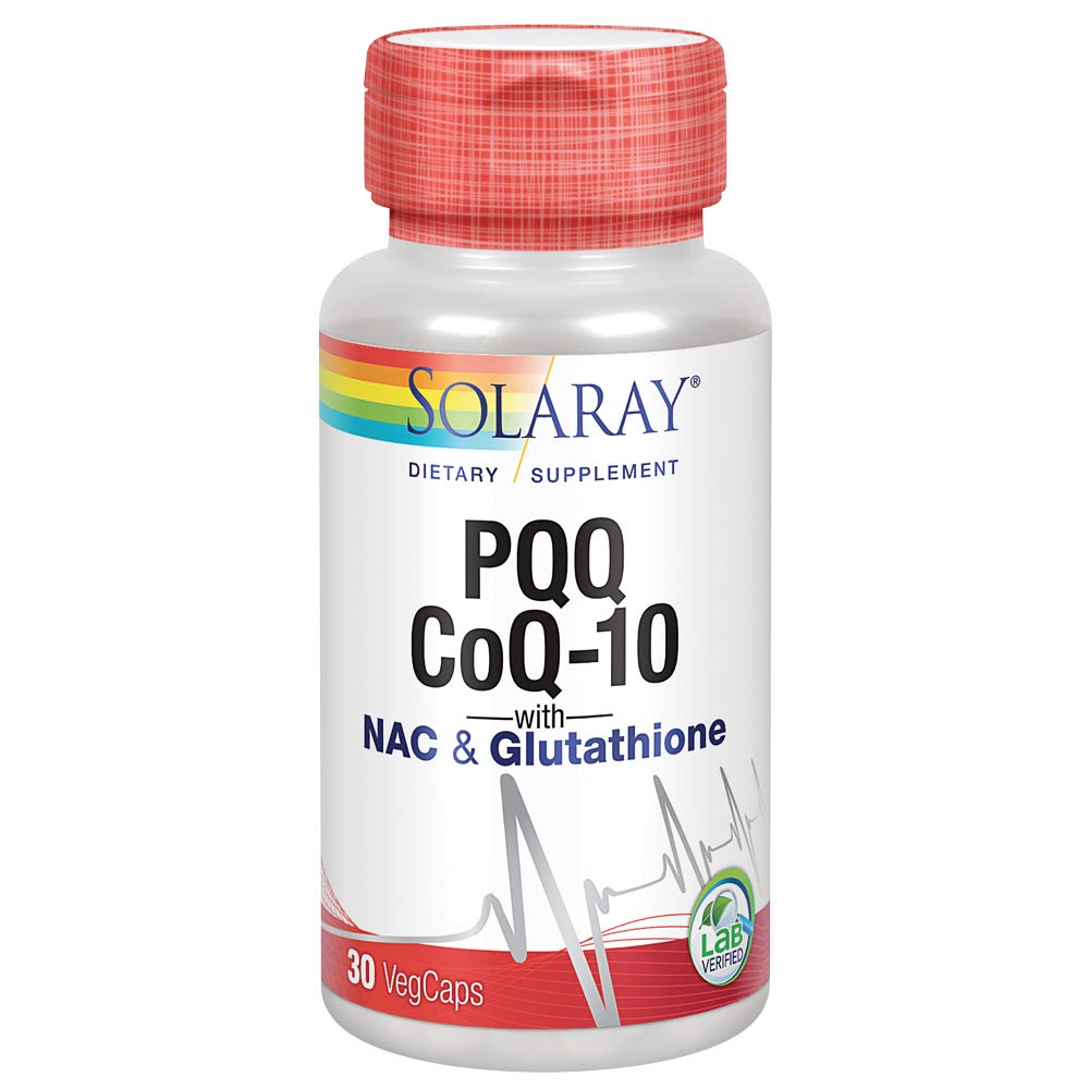 SOLARAY PQQ COQ10 – bouteille de gélules faciles à intégrer à votre routine
