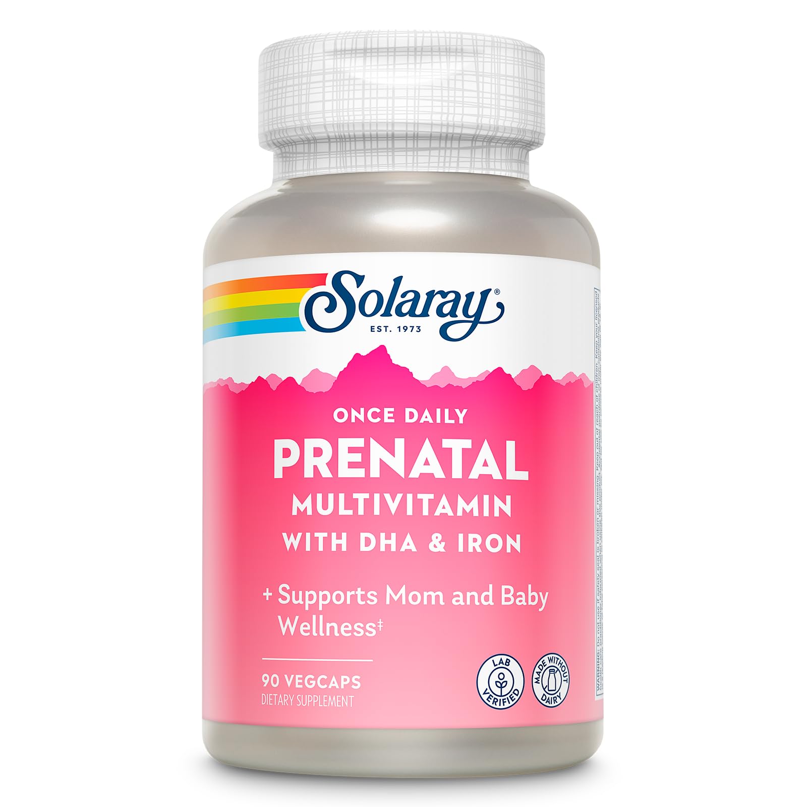 SOLARAY Prenatal à prise unique – bouteille prête pour votre routine quotidienne.