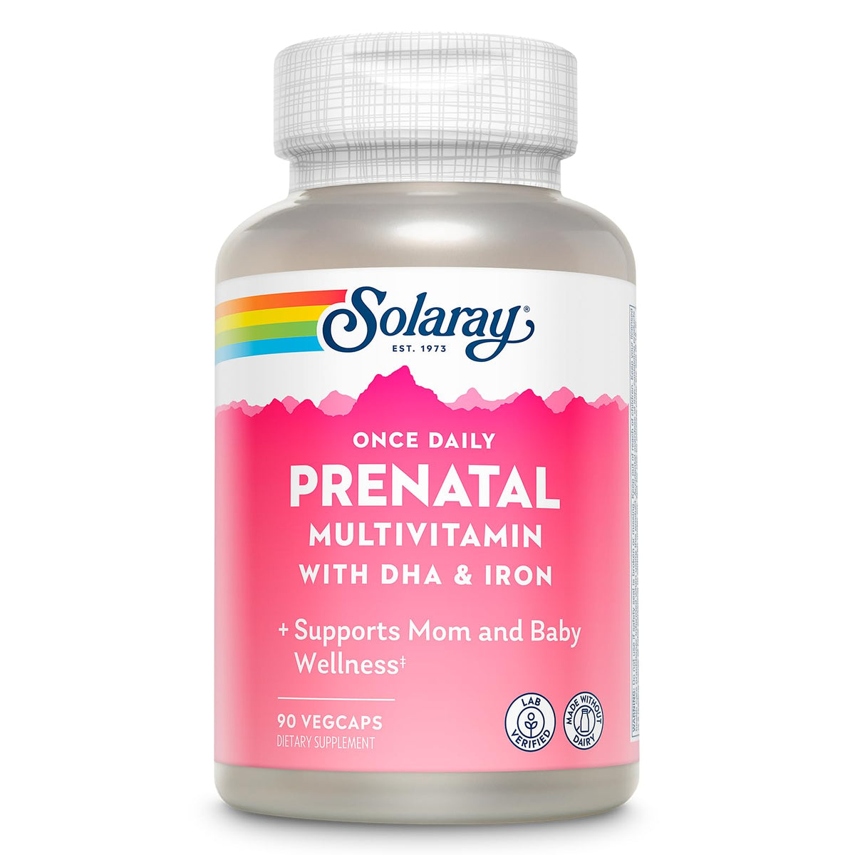 SOLARAY Prenatal à prise unique – bouteille prête pour votre routine quotidienne.