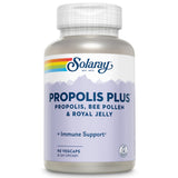 SOLARAY Propolis Plus: bouteille de capsules visibles, soutien naturel du système immunitaire.