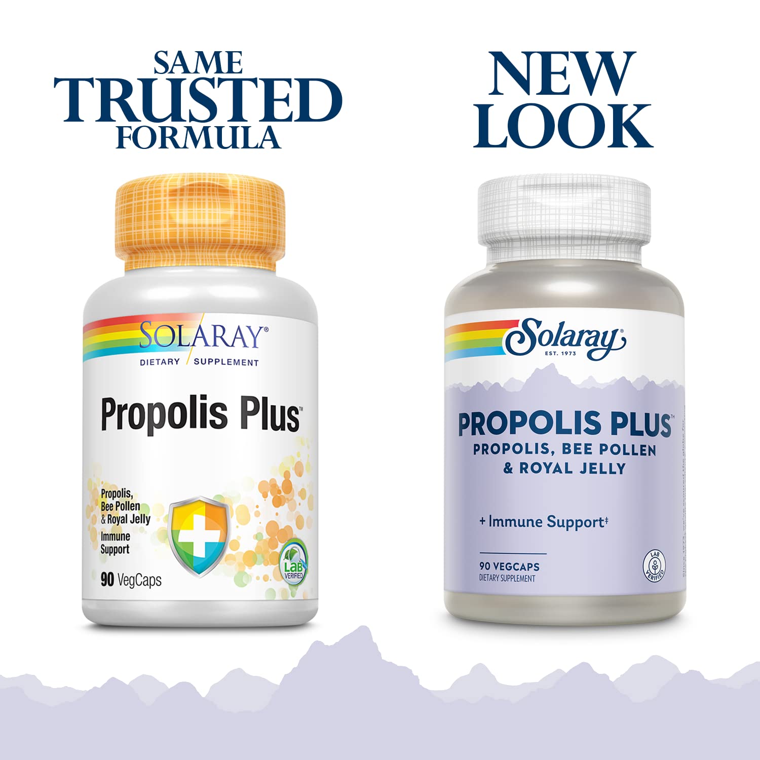 SOLARAY Propolis Plus: capsules végétales prêtes à l’emploi pour la routine.