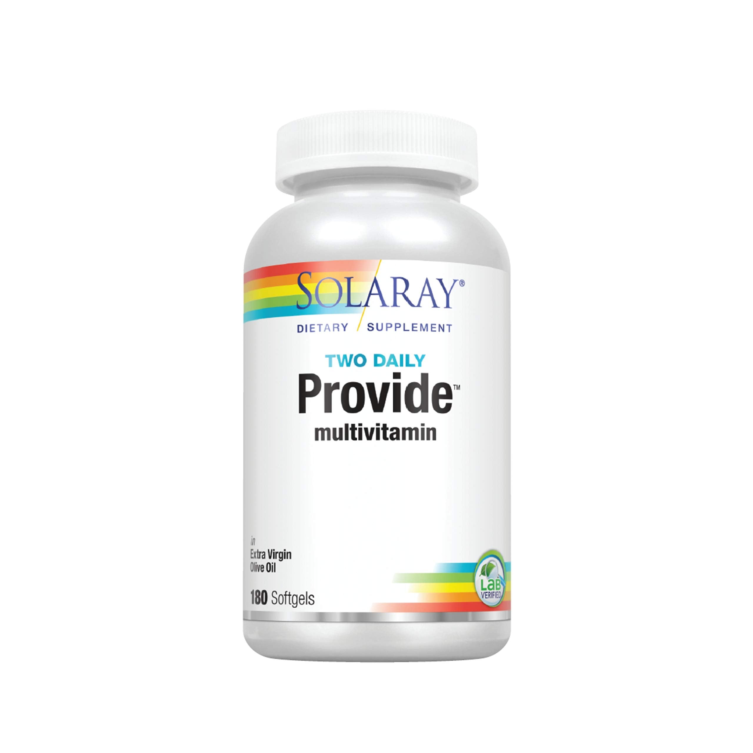 SOLARAY Provide Multivitamin — bouteille pratique pour un apport quotidien équilibré