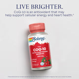 SOLARAY Pure CoQ-10 200 mg — Baies d’aubépine associées au mélange.