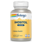 SOLARAY Pure Inositol en poudre dans une bouteille prête à l’usage quotidien.