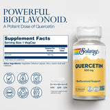SOLARAY Quercétine-bouteille-recyclee protège l'environnement et abrite les capsules.