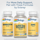 SOLARAY Quercétine-garantie-60-jours garantie constructeur et vegan certifié.