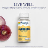 Composition: quercétine, bromélaïne et vitamine C pour un soutien quotidien.